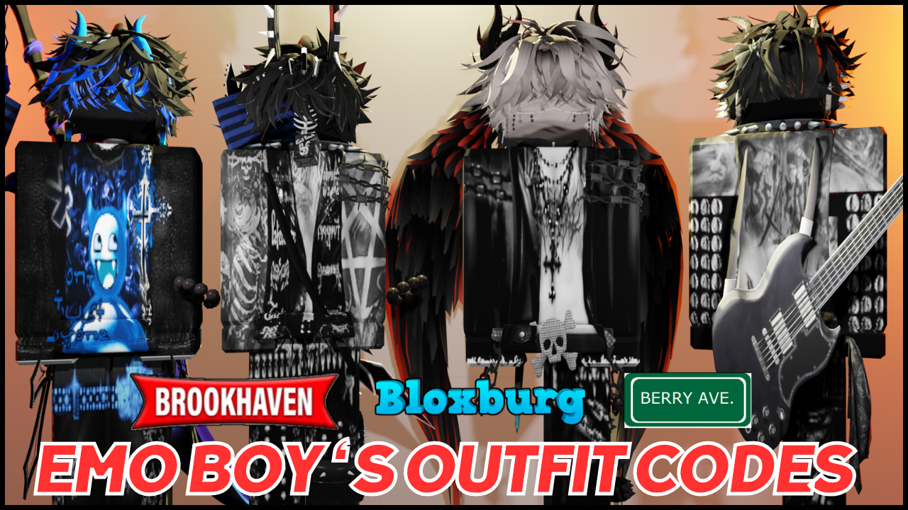 Roblox Emo Outfit Codes for Brookhaven 2023 Part 15