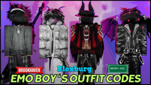 Roblox Emo Outfit Codes for Brookhaven 2024 Part 1